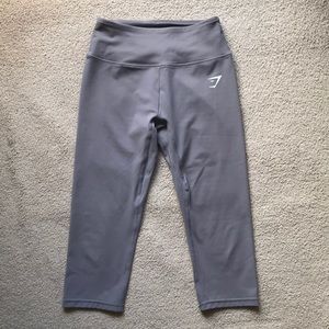 Gymshark gray cropped leggings